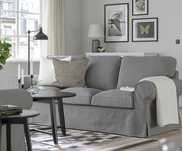 Ikea sofa kanapa Ektorp 3 osobowa  szara