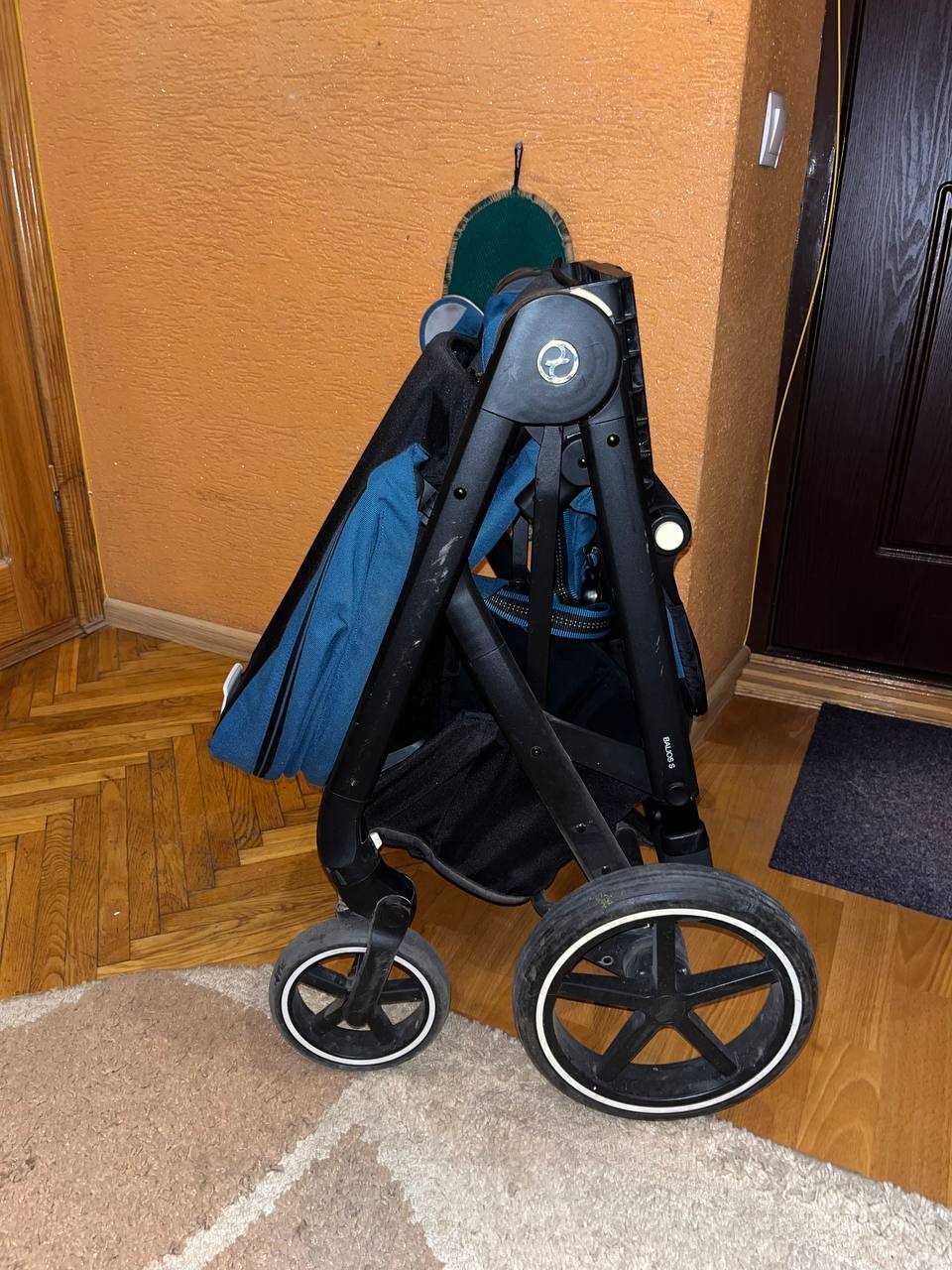 Прогулянкова коляска Cybex Balios S lux + дощовик + зимові рукавички
