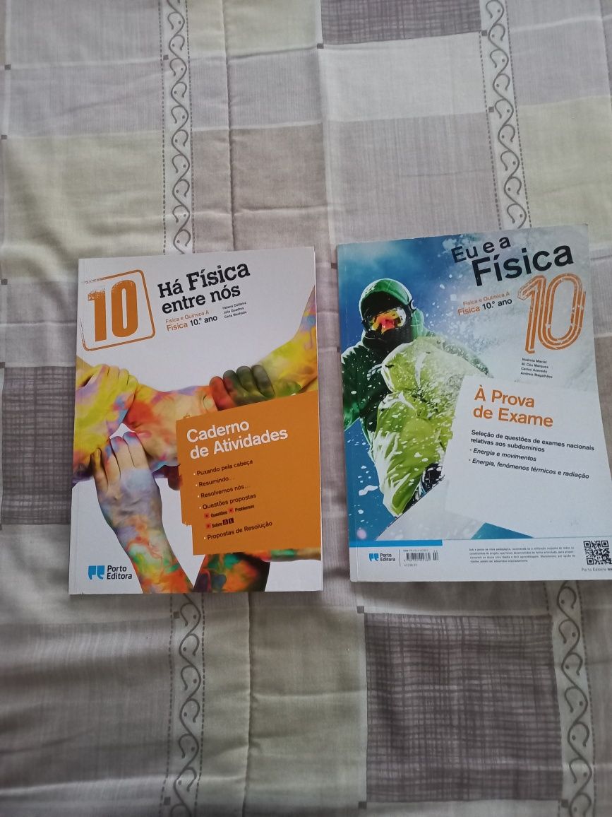 Livros de exercícios de Fisica 10 ano