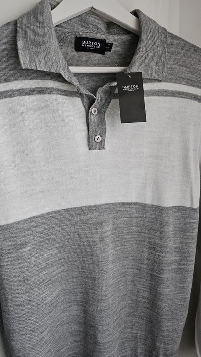 01 Burton cienki męski sweter r.M Nowy