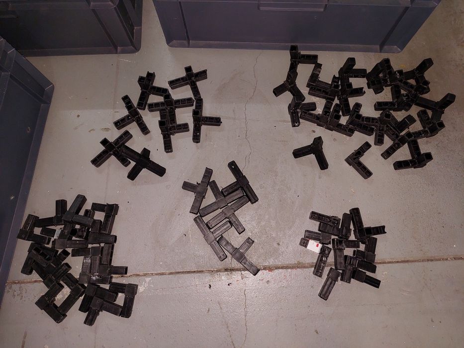 Uniões sistemas modulares 1 e 2 cm