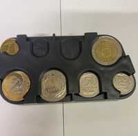 Kasetka na bilon pieniądze euro złotówki