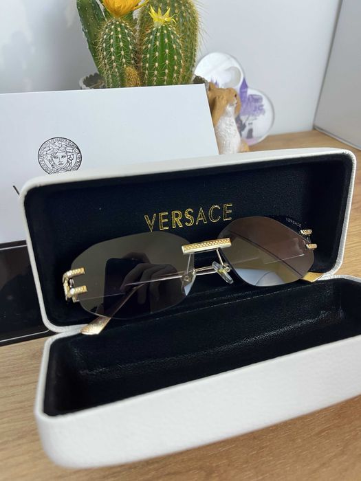 Okulary VERSACE | Damskie| PRZECIWSŁONECZNE | NOWE | Hit na lato
