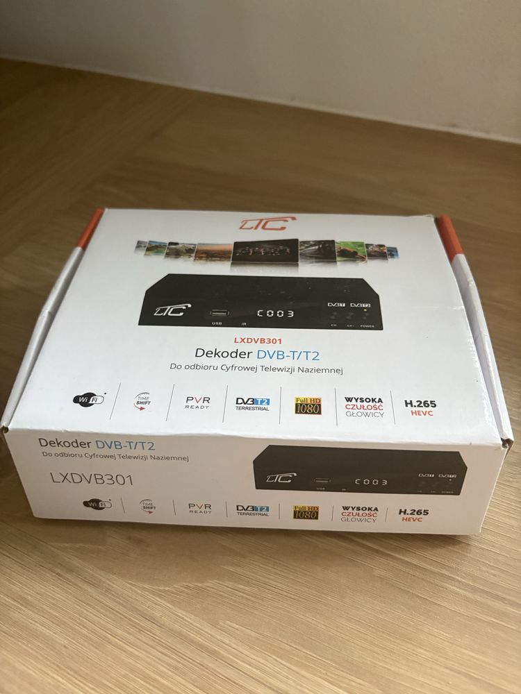 Decoder DVB-T/T2 model LXDVB301 firma LTC