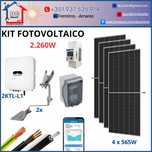 KIT Solar Fotovoltaico - 4 Paíneis (2.260W)