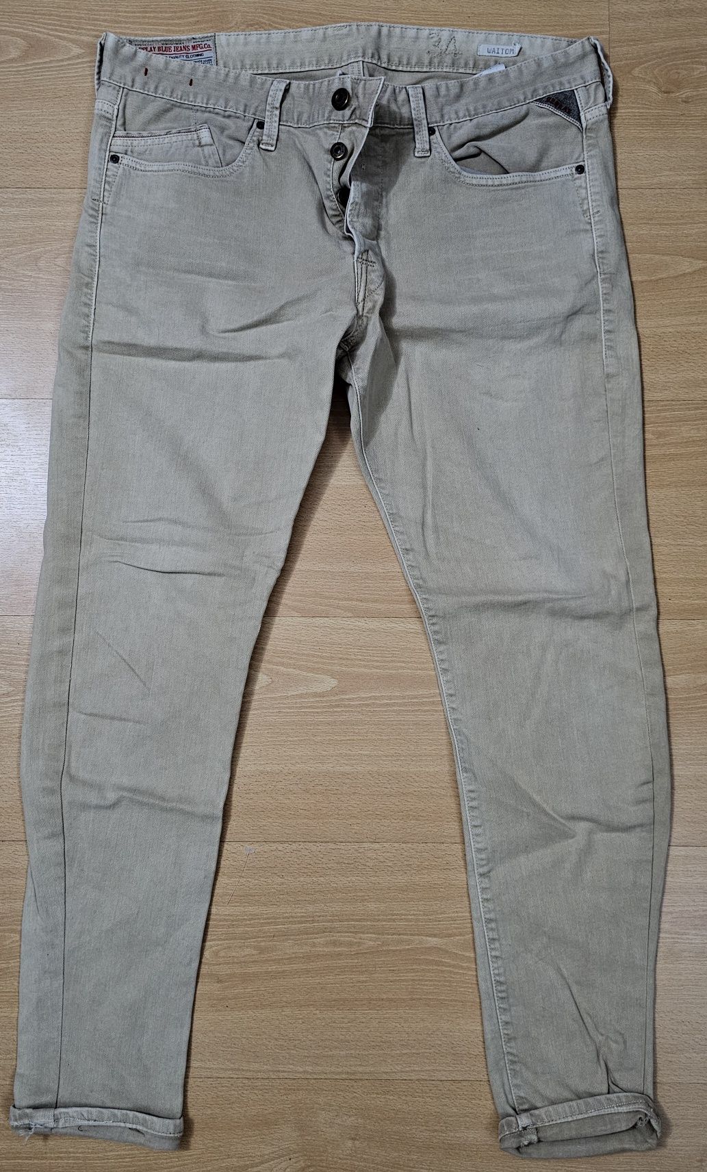 Calça bege Replay