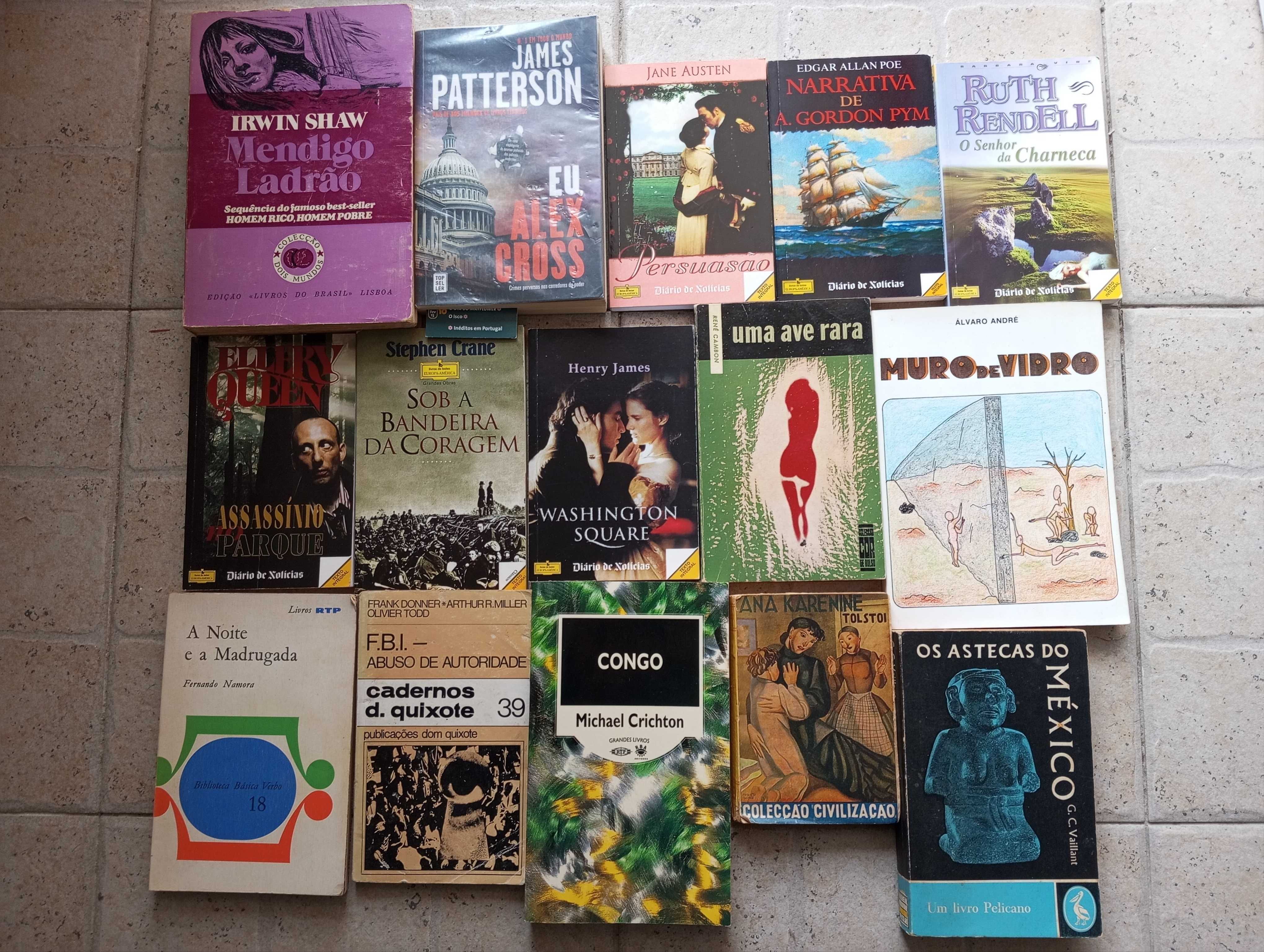 Lote de 100 Livros - Literatura Nacional/Internacional...