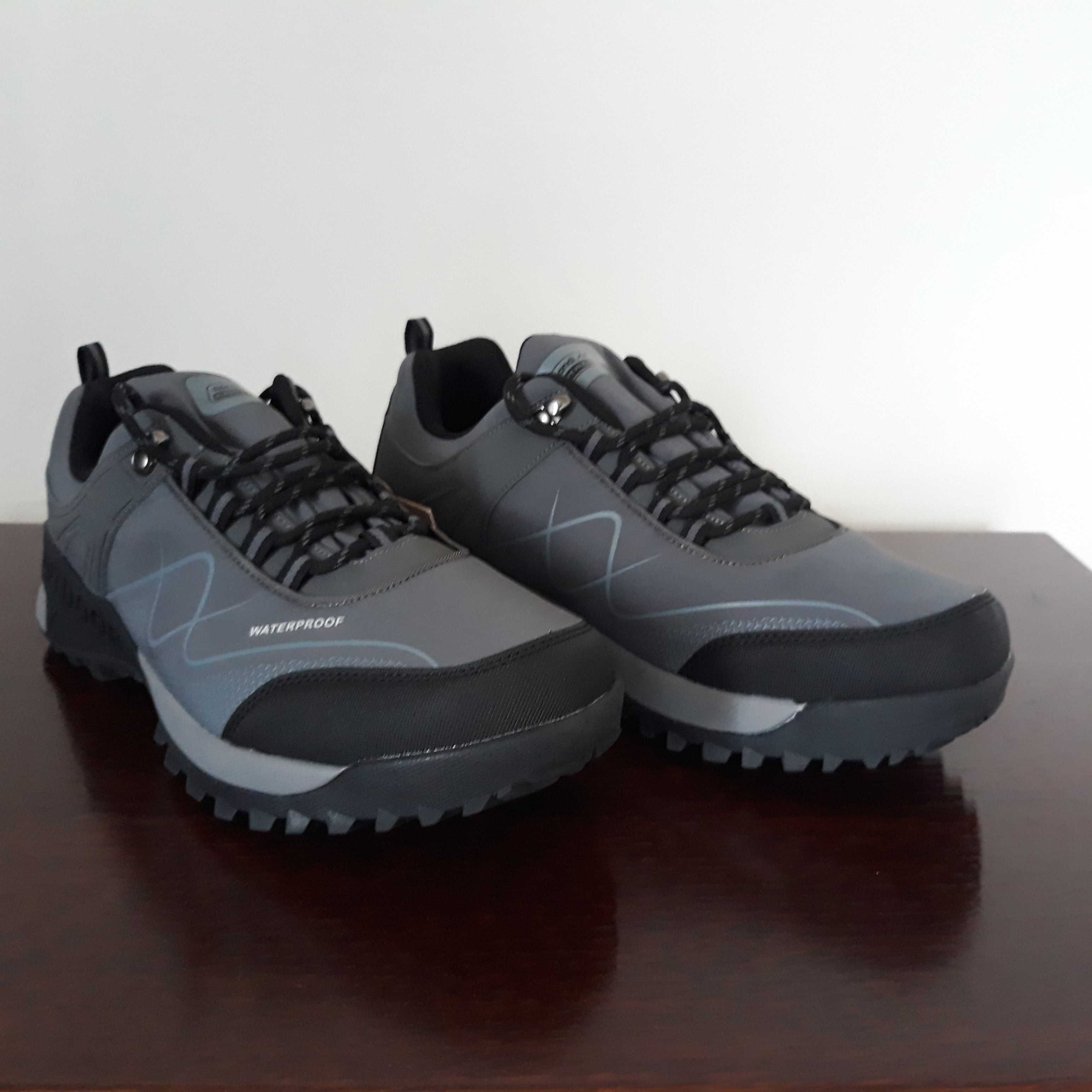 Sprandi Earth Gear buty trekkingowe szare wodoodporne 47 NOWE