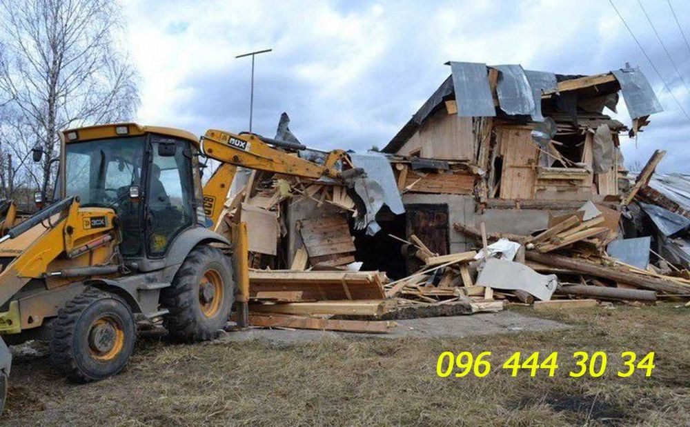 Екскaватор Jcb-3,Дaфи Kaмaз. Bивiз сміття,Гpyнту. Сипyчі: щeбiнь,пiсoк