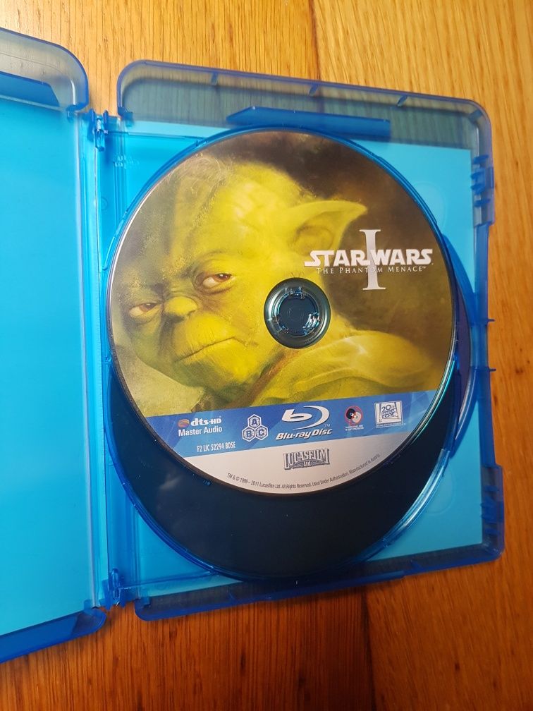 STARWARS 1 2 3 dvd blue ray