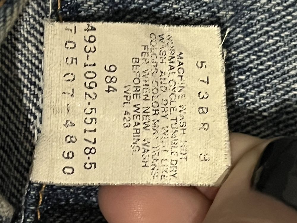 Levi’s kurtka jeansowa w stylu vintage