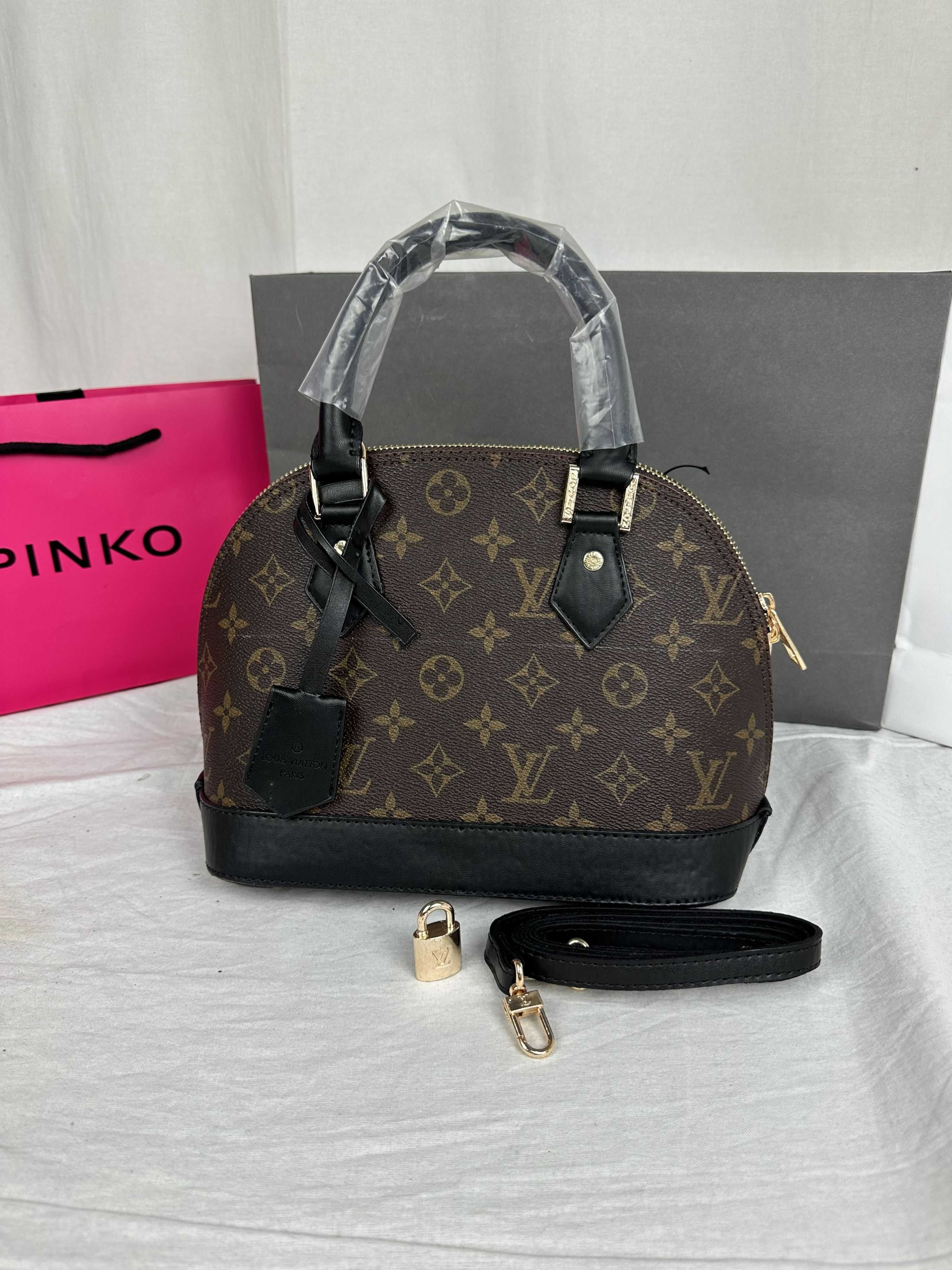 Torba Louis Vuitton alma brazowa monogram kuferek logowana premium