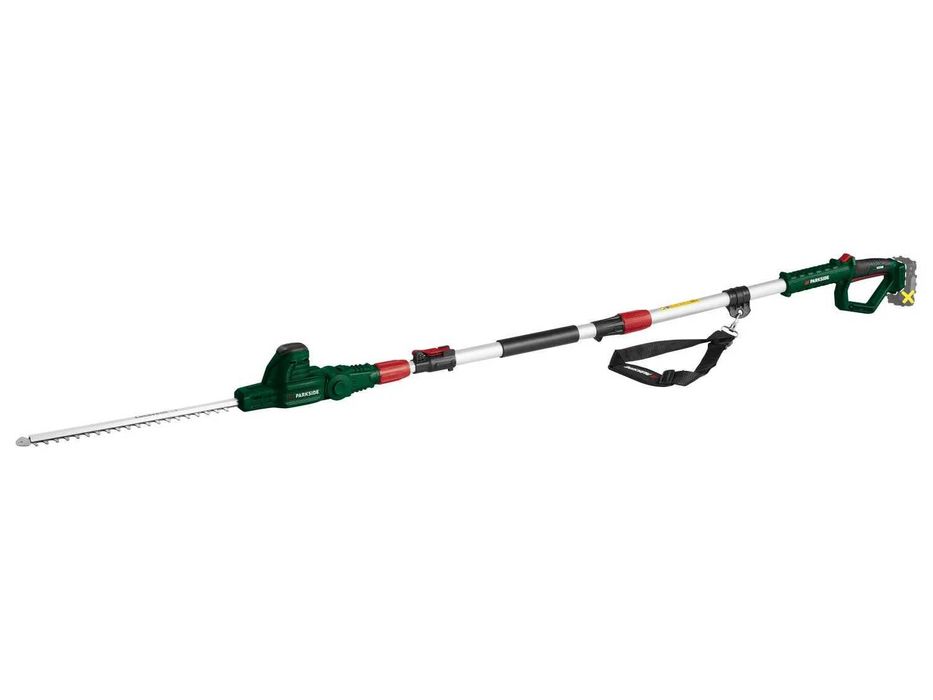 Akumulatorowe teleskopowe nożyce do żywopłotu PTHSA D5 NOWOŚĆ