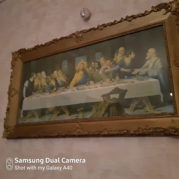 Quadro da  ceia de Cristo