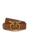 Pasek damski PINKO LOVE BELT H3 brazowy nowy S