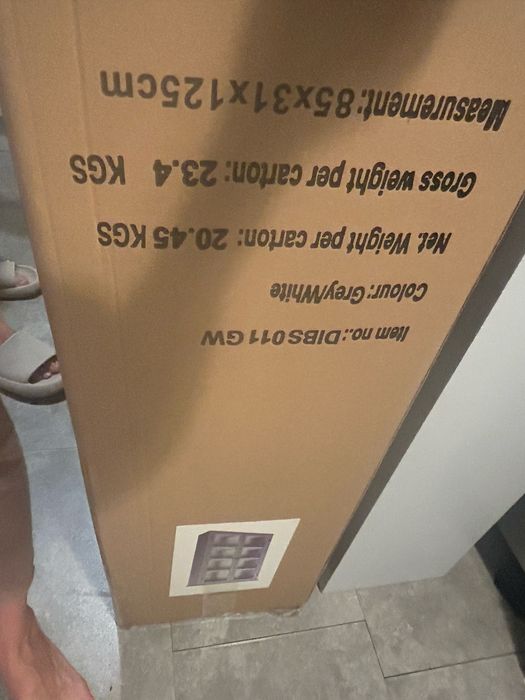 Drewniane skandynawskie półki, witryny - NOWA, w pudełku