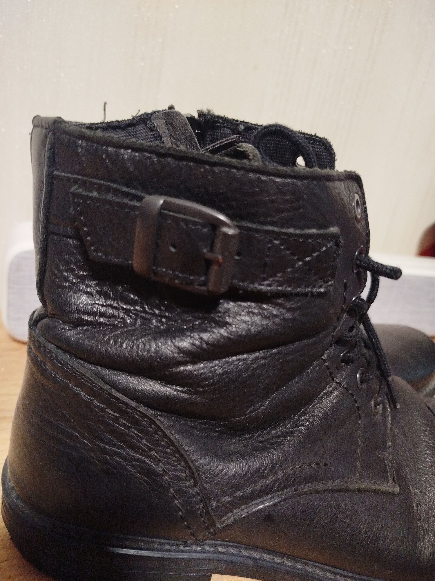 Ботінки чоловічі демісезонні шкіряні Jack&Jones