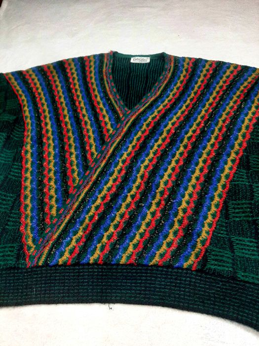 Kardigan sweter pullower Carlo Colucci vintage retro