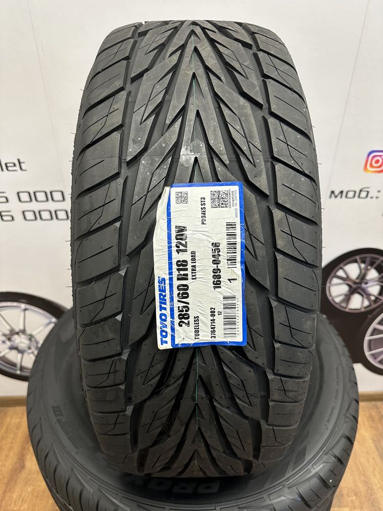 Нові літні шини ToyoProxesSTIII 285/60 R18 120V