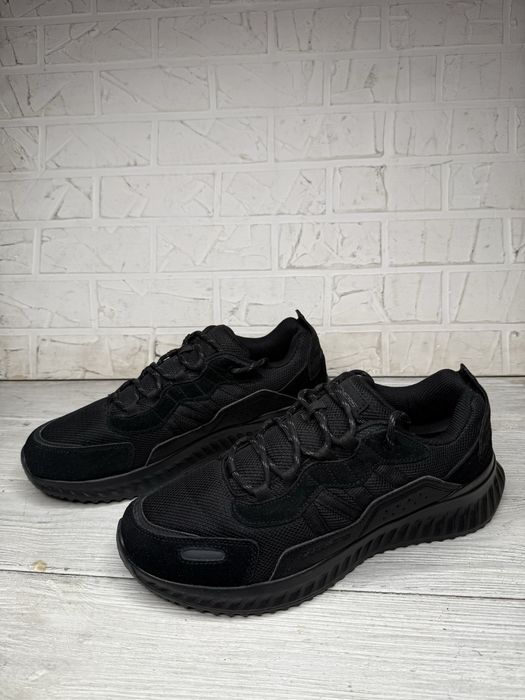 Мужские черные кроссовки skechers matera 2.0