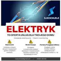 Elektryka. Awarie.  Montaż Modernizacja Podłączenia pomiary odbiory