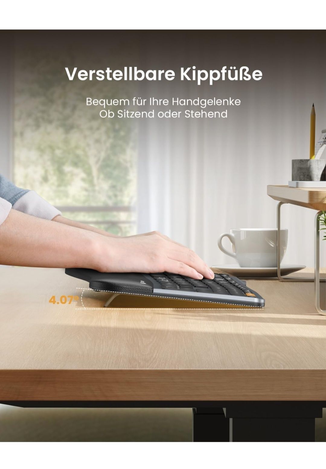 ProtoArc EK01 Plus ergonomiczna klawiatura