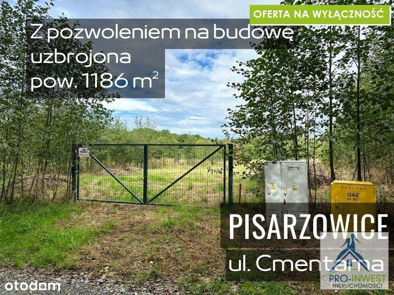 Uzbrojona działka z pozwoleniem na budowę