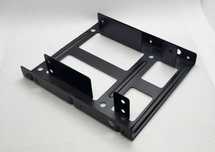 Adaptador p/ disco HDD/SSD 2.5" em BAIA 3.5" -  Novo