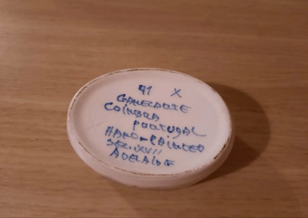 Caixa de cerâmica Coimbra Sec XVII