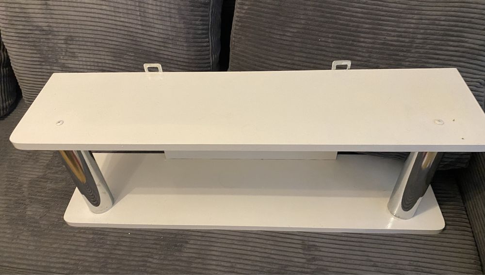 Półka wisząca biała