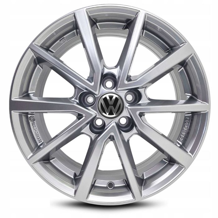Nowe Alufelgi 17″ VW Fox Golf T-cross POLO 5×100 Srebrny PołysK