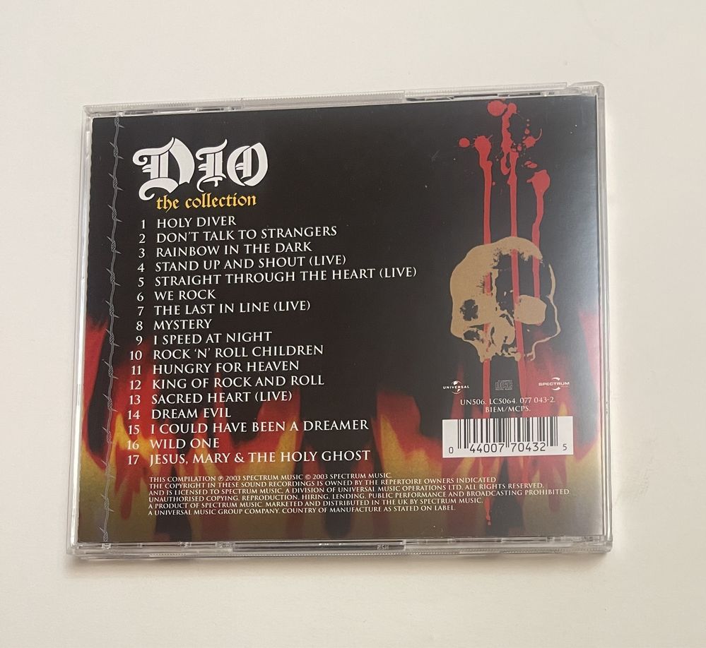 Dio the collection cd 2003