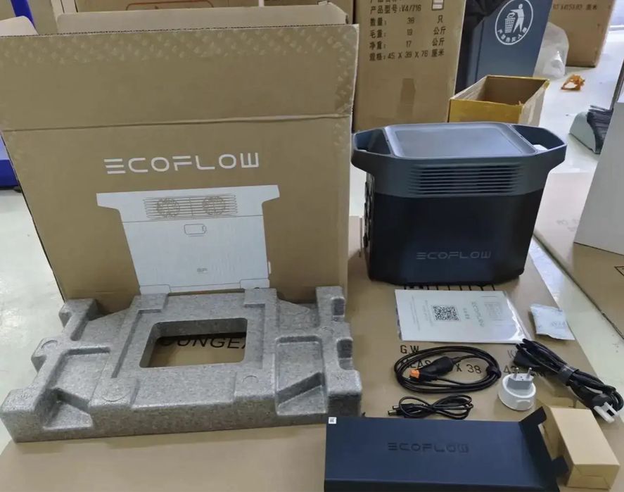 ЗНИЖКА Зарядна станція ЕсoFlow DELTA 2 потужність 1024Вт/год 4 розетки