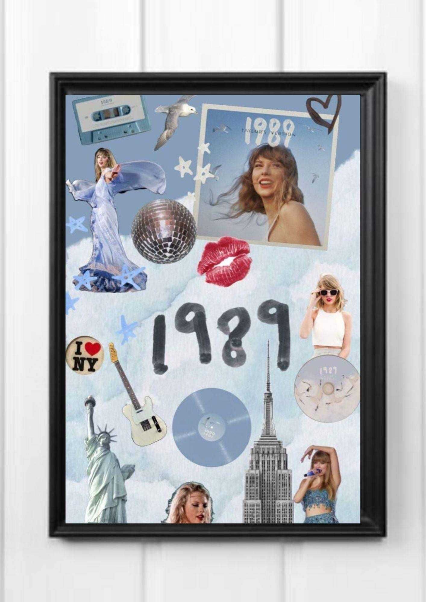 Plakat A4 kodak taylor swift muzyka