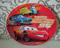 Тарелка коллекционная Гоночные авто. фарфор. Disney/Pixar винтаж