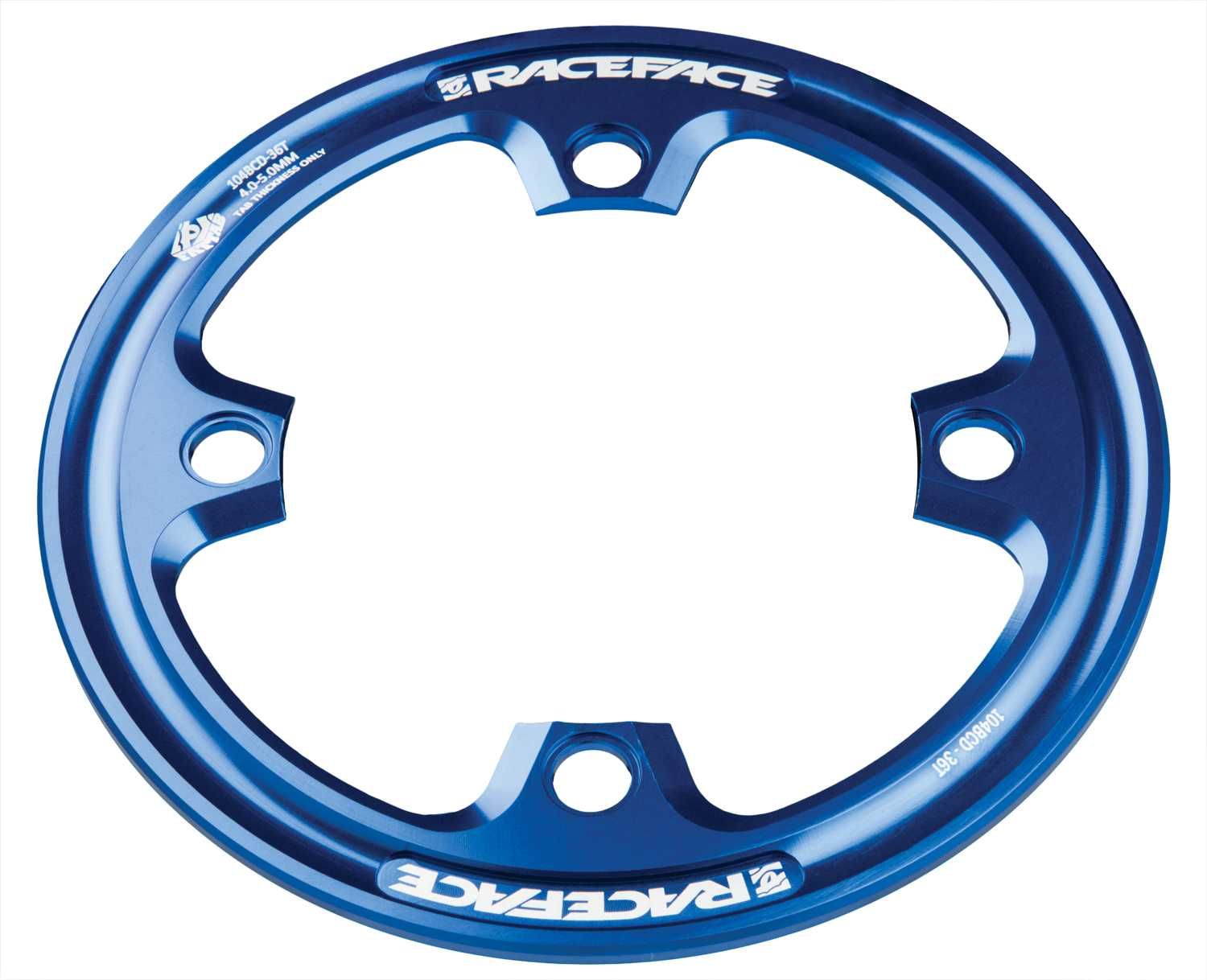 NOWA Oryginalna Osłona tarczy Race Face 104 BCD Niebieski Rockring