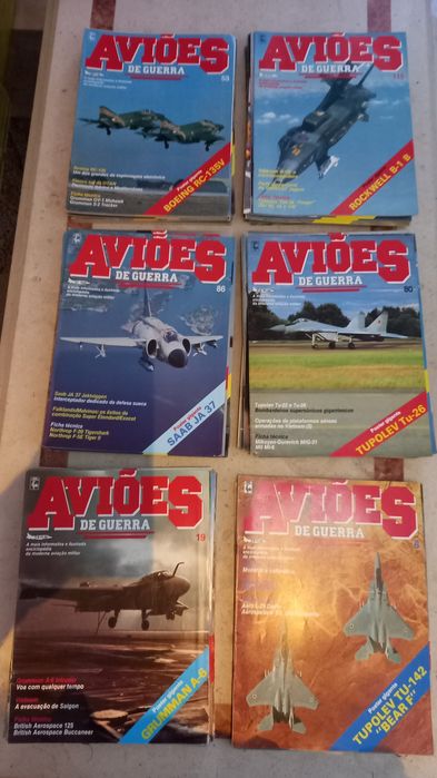Vendo 80 fascículos de Aviões de Guerra