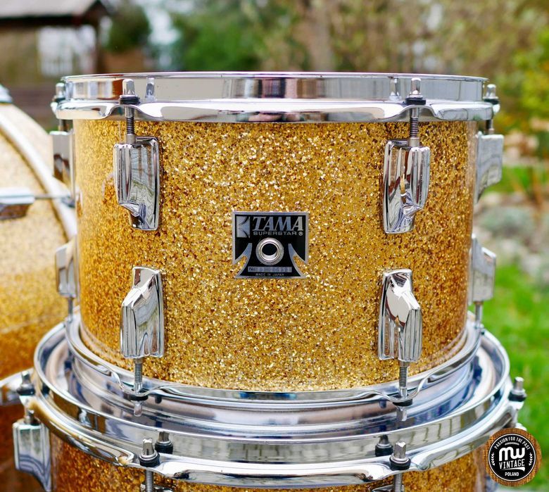 Perkusja Tama Superstar Vintage 22", 12", 14" Gold Sparkle ‼️