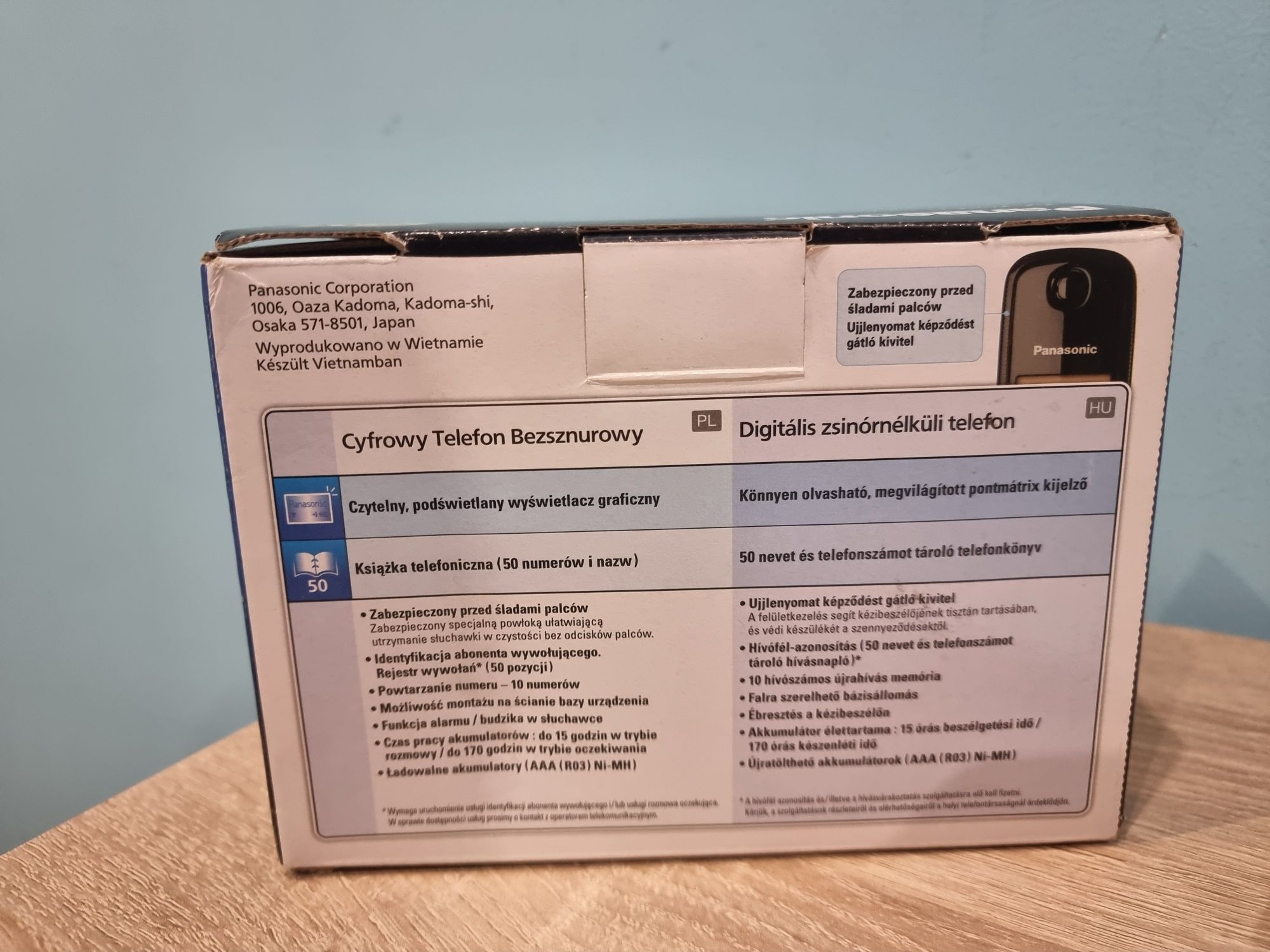 Telefon stacjonarny panasonic