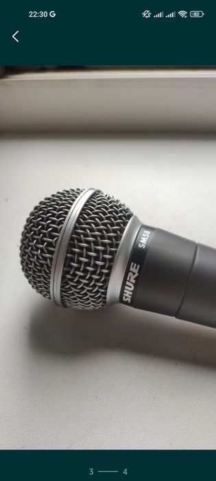 Shure sm 58 USA мікрофон