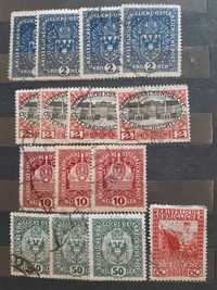 Zestaw starych znaczków austriackich