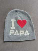 Czapka dresówka unisex I LOVE PAPA