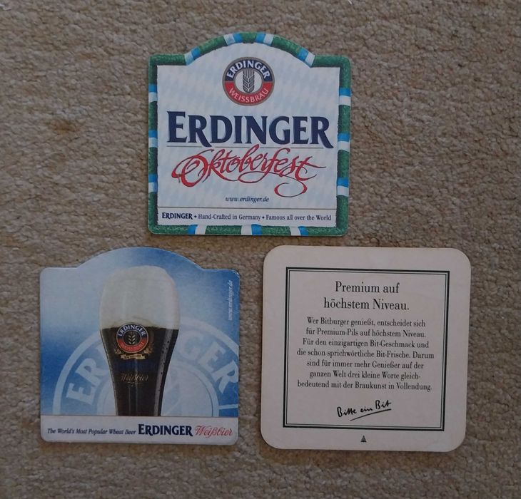 Bases Copos de Cerveja  -  vários marcas