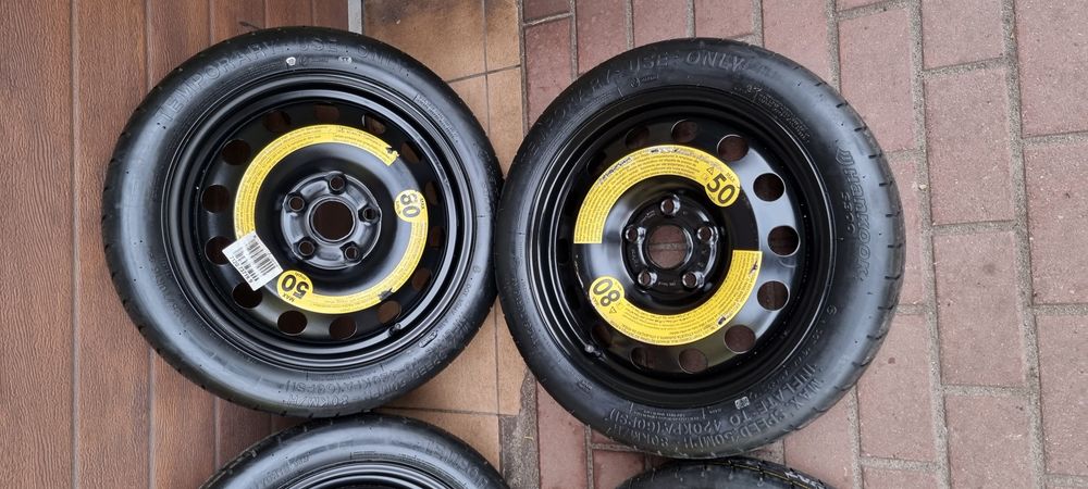 Koło dojazdowe zapasowe dojazdówka vw 5x112x16
