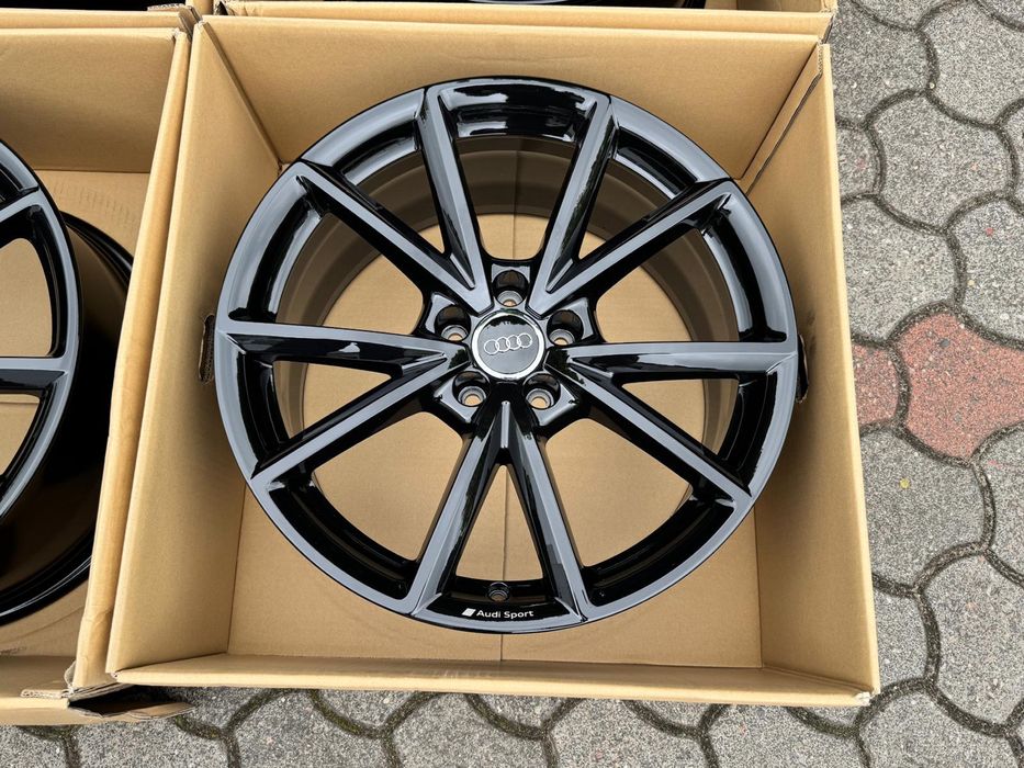 Felgi Audi Sport a7 a8 19 cali a6 a5 q5 s7 19 cali 5x112 black edition