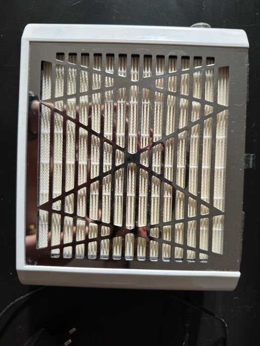 Pochłaniacz pyłu do paznokci, hybrydy, żelu, biały, srebrny