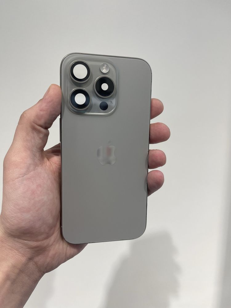 Оригінальний корпус для iPhone 15 Pro Natural Titanium