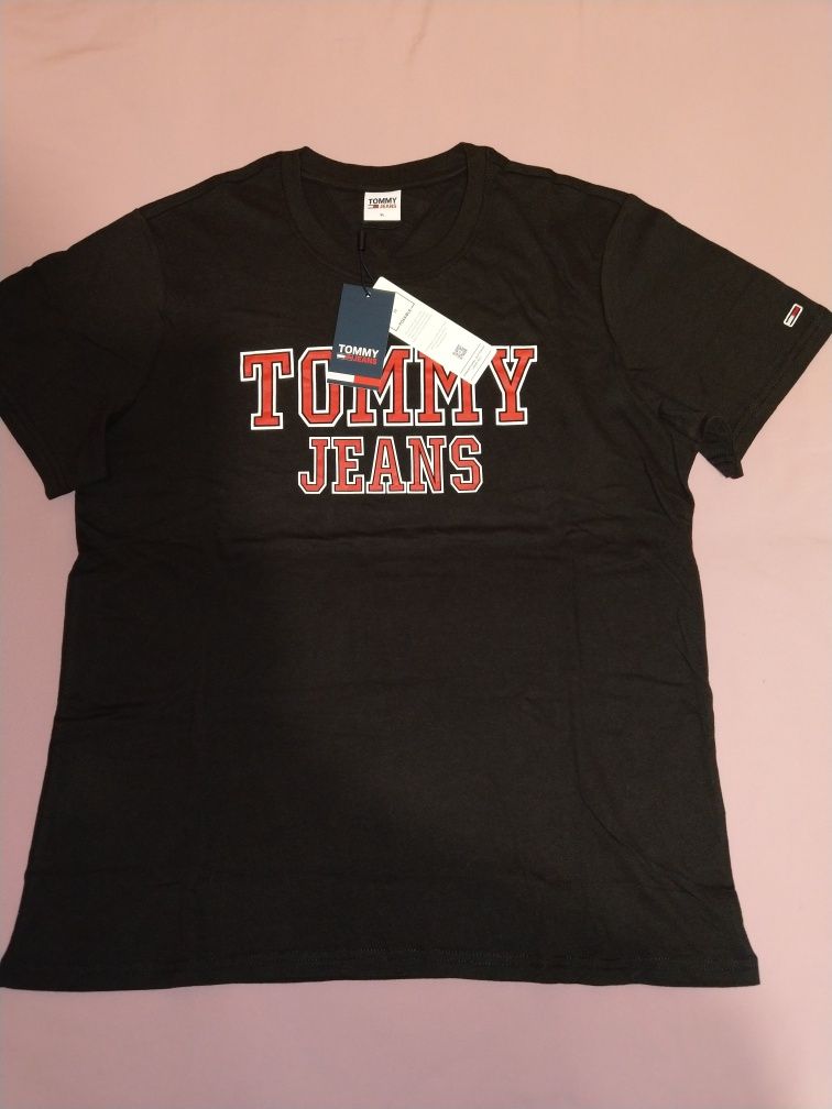 T-shirt męski Tommy Jeans(Tommy Hilfiger).Roz.XL,L.