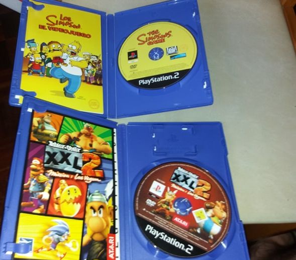 Jogos Ps2 (Simpsons, Asterix) - 8€ cada