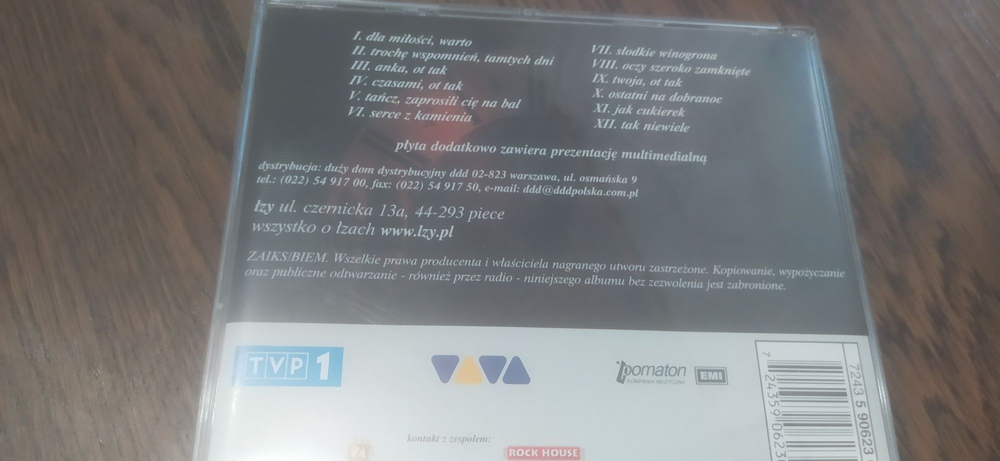 Łzy nie czekaj na jutro CD